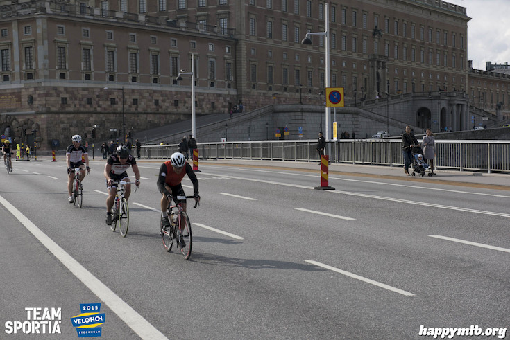 Bild från Velothon Stockholm 2015 - Slottet