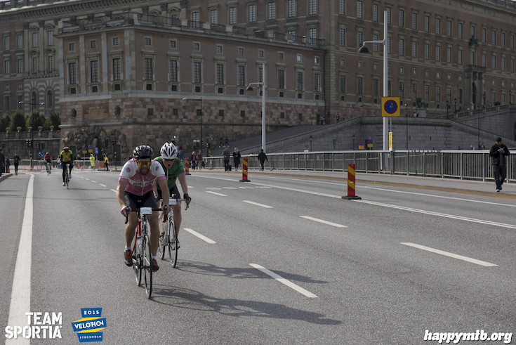 Bild från Velothon Stockholm 2015 - Slottet