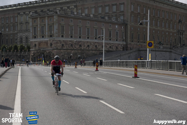 Bild från Velothon Stockholm 2015 - Slottet