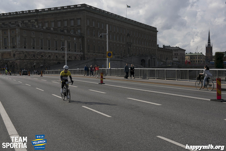 Bild från Velothon Stockholm 2015 - Slottet