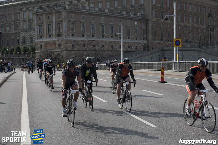 Bild från Velothon Stockholm 2015 - Slottet