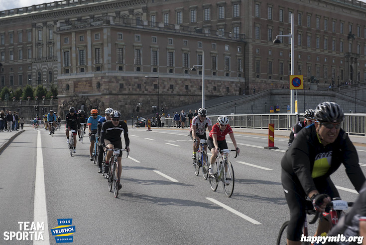 Bild från Velothon Stockholm 2015 - Slottet