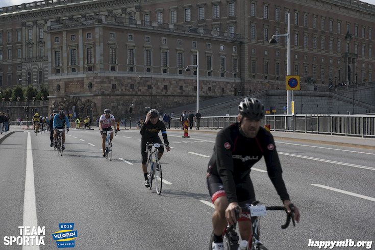 Bild från Velothon Stockholm 2015 - Slottet
