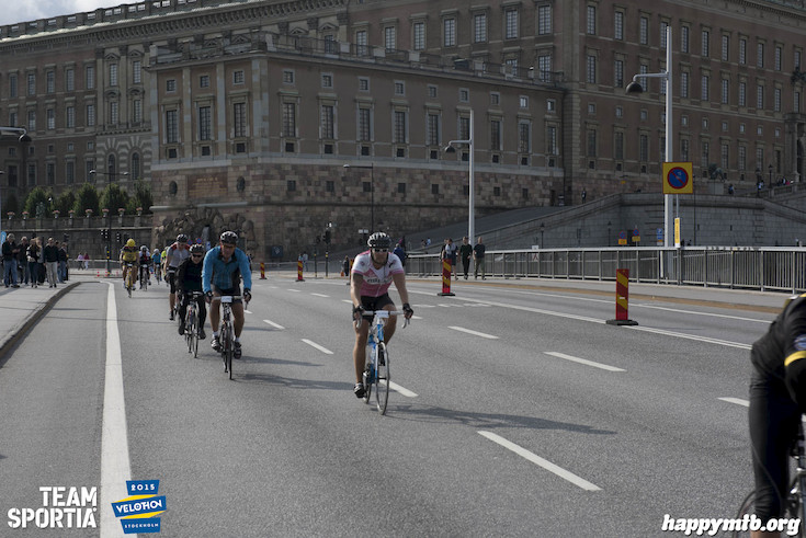 Bild från Velothon Stockholm 2015 - Slottet
