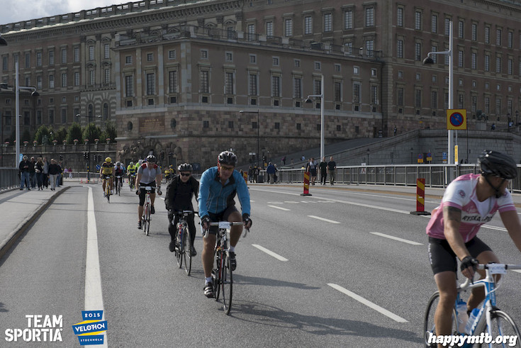 Bild från Velothon Stockholm 2015 - Slottet