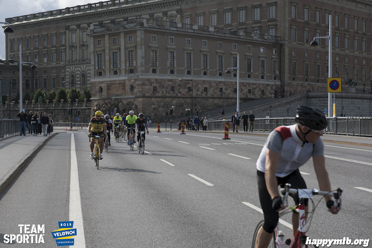 Bild från Velothon Stockholm 2015 - Slottet