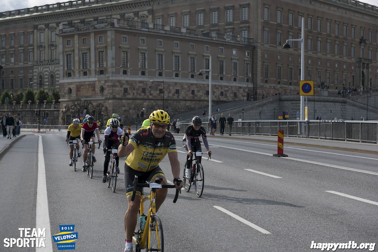 Bild från Velothon Stockholm 2015 - Slottet