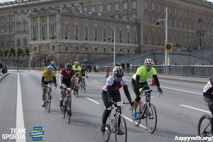 Bild från Velothon Stockholm 2015 - Slottet