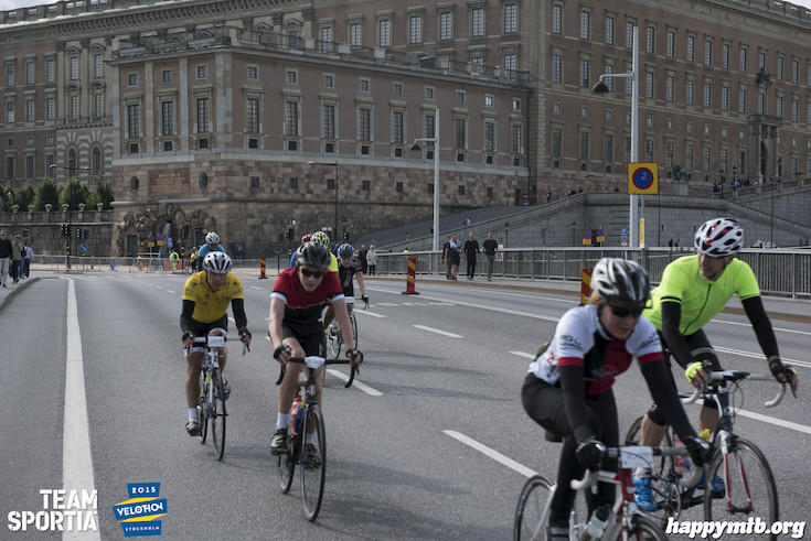 Bild från Velothon Stockholm 2015 - Slottet
