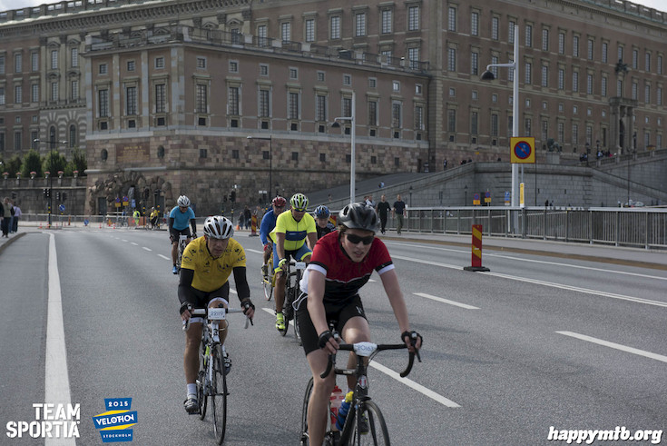 Bild från Velothon Stockholm 2015 - Slottet