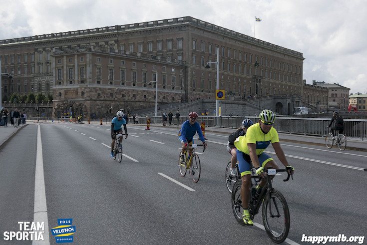 Bild från Velothon Stockholm 2015 - Slottet