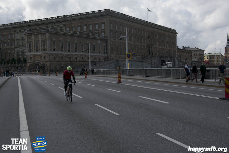 Bild från Velothon Stockholm 2015 - Slottet
