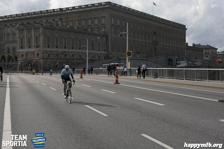 Bild från Velothon Stockholm 2015 - Slottet