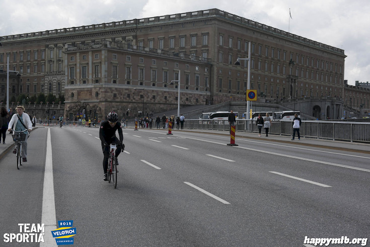 Bild från Velothon Stockholm 2015 - Slottet
