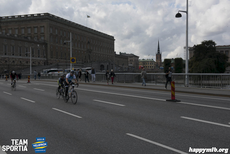 Bild från Velothon Stockholm 2015 - Slottet
