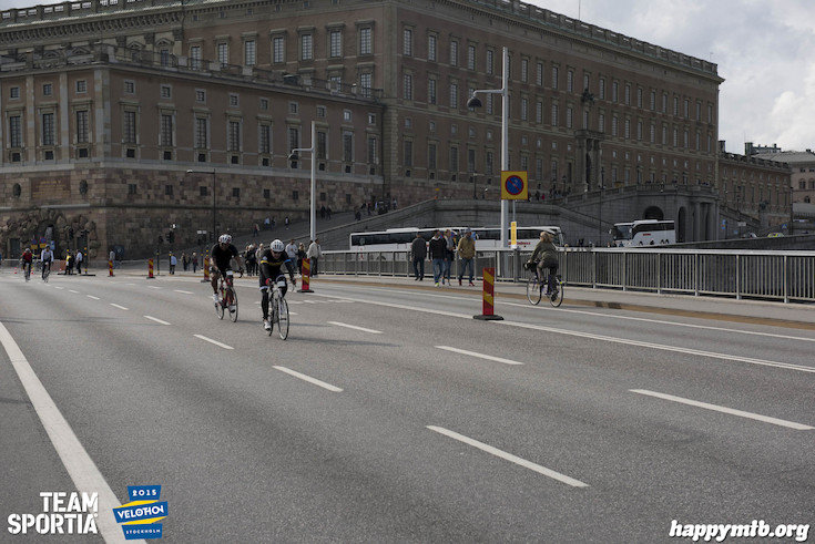 Bild från Velothon Stockholm 2015 - Slottet