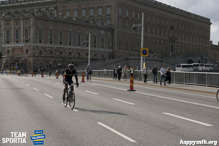 Bild från Velothon Stockholm 2015 - Slottet