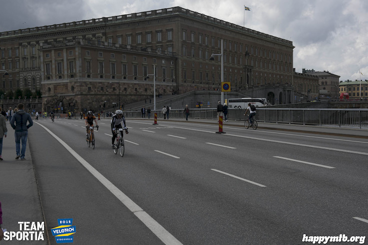 Bild från Velothon Stockholm 2015 - Slottet