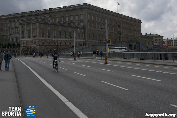 Bild från Velothon Stockholm 2015 - Slottet