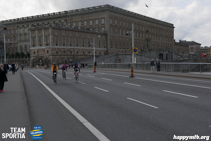 Bild från Velothon Stockholm 2015 - Slottet
