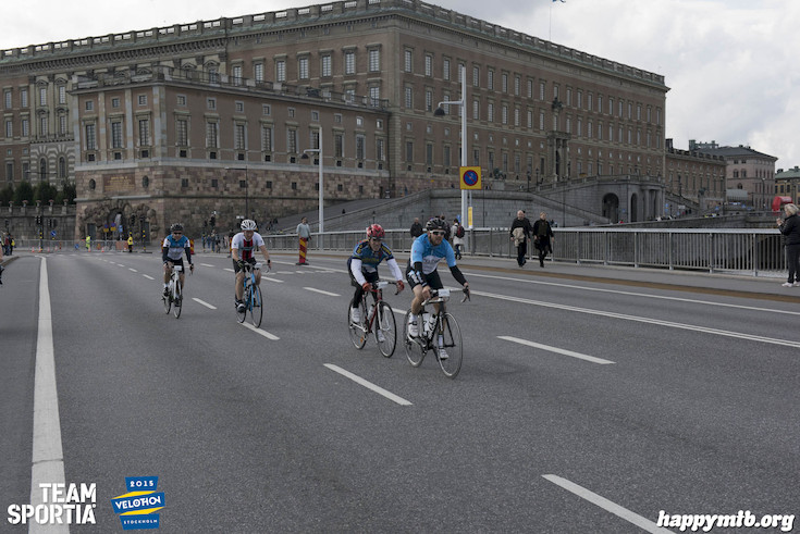 Bild från Velothon Stockholm 2015 - Slottet