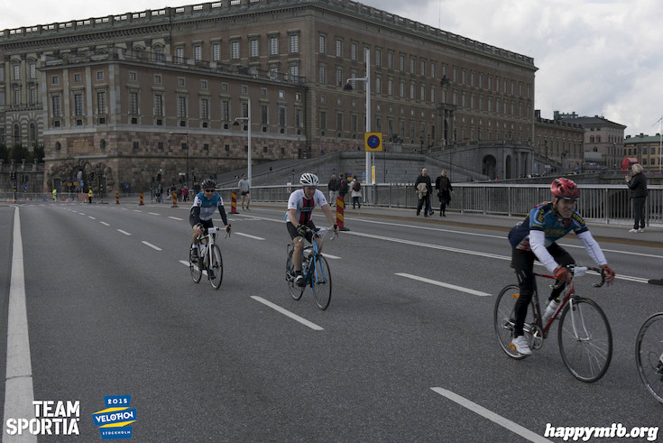 Bild från Velothon Stockholm 2015 - Slottet