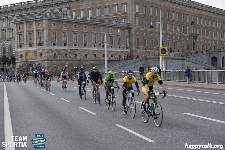 Bild från Velothon Stockholm 2015 - Slottet