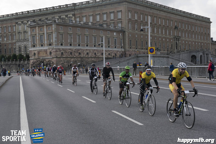 Bild från Velothon Stockholm 2015 - Slottet
