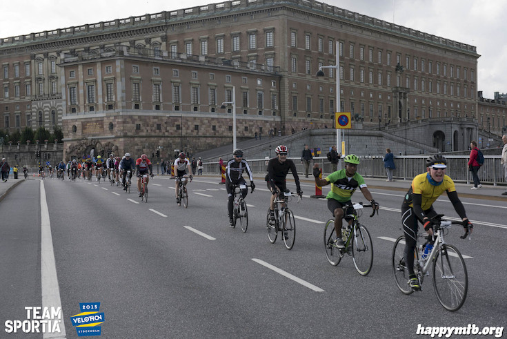 Bild från Velothon Stockholm 2015 - Slottet