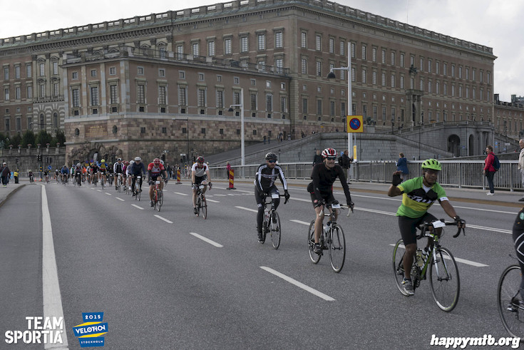 Bild från Velothon Stockholm 2015 - Slottet
