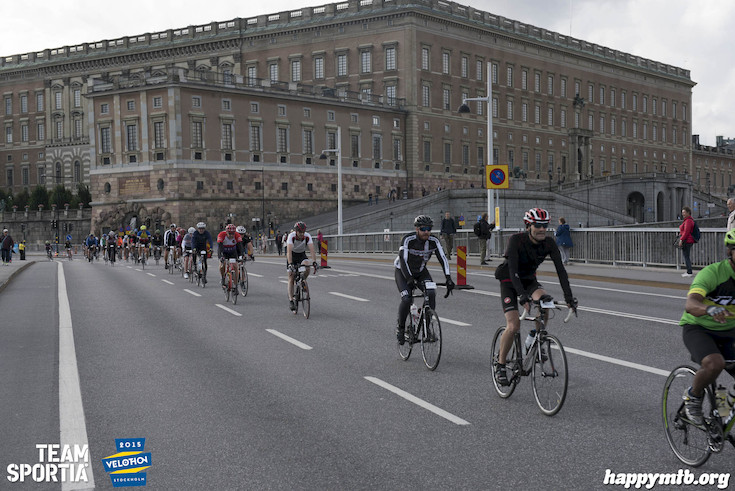 Bild från Velothon Stockholm 2015 - Slottet