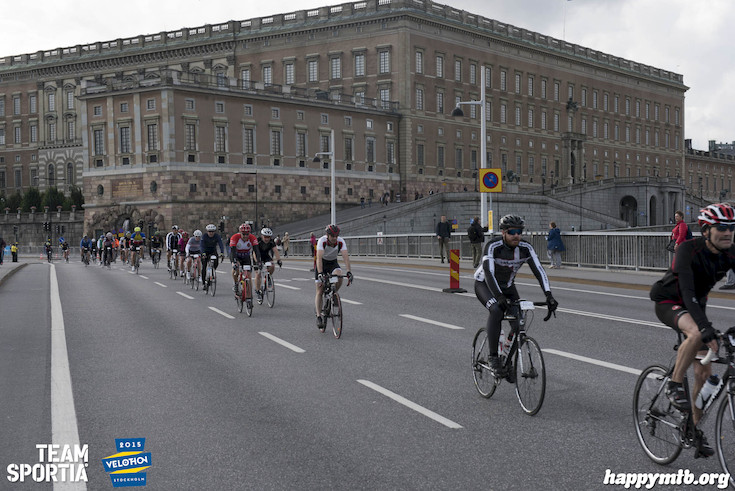 Bild från Velothon Stockholm 2015 - Slottet