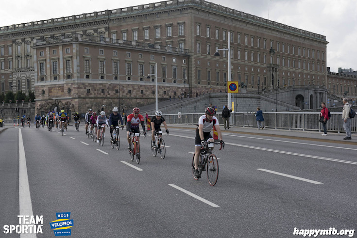 Bild från Velothon Stockholm 2015 - Slottet