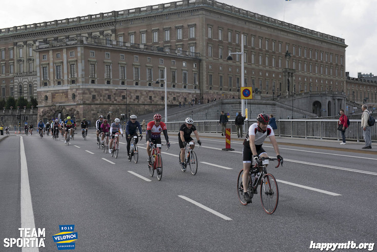 Bild från Velothon Stockholm 2015 - Slottet