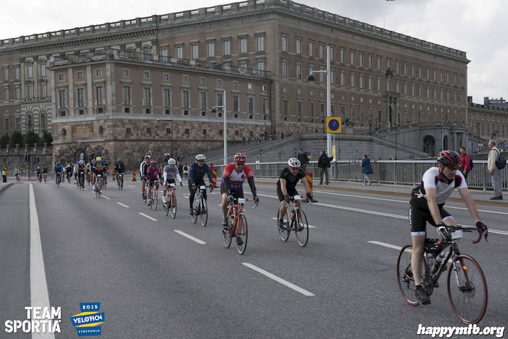 Bild från Velothon Stockholm 2015 - Slottet