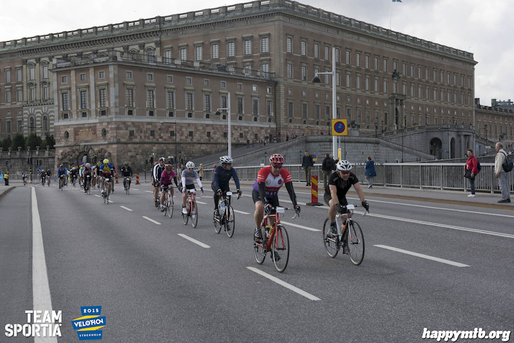 Bild från Velothon Stockholm 2015 - Slottet