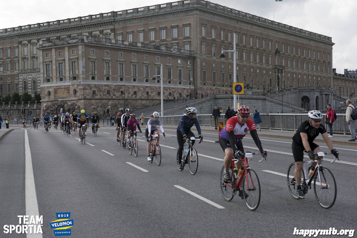 Bild från Velothon Stockholm 2015 - Slottet