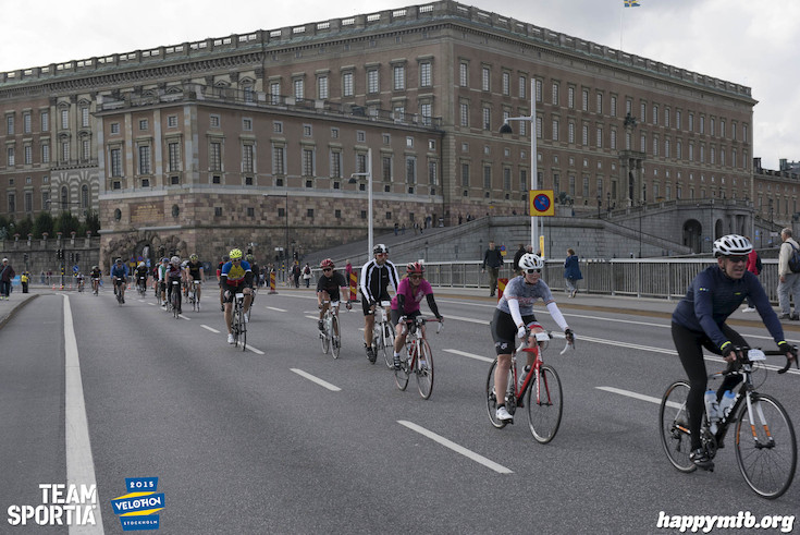 Bild från Velothon Stockholm 2015 - Slottet