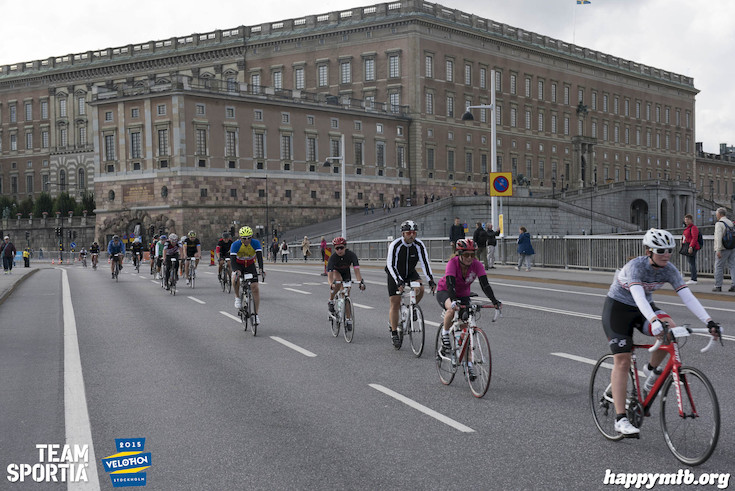 Bild från Velothon Stockholm 2015 - Slottet