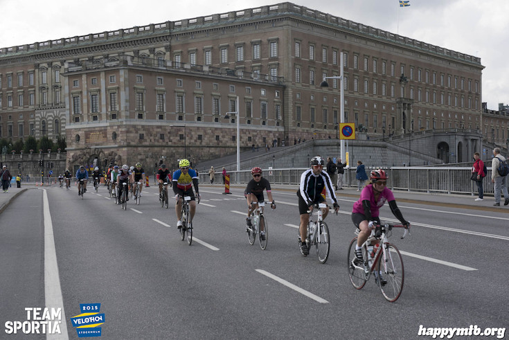 Bild från Velothon Stockholm 2015 - Slottet