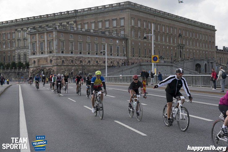 Bild från Velothon Stockholm 2015 - Slottet