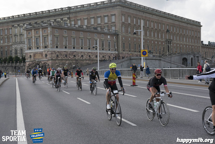 Bild från Velothon Stockholm 2015 - Slottet