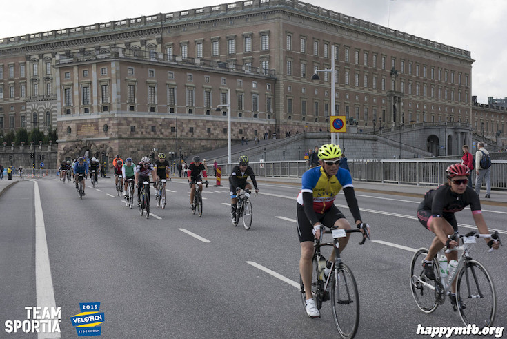 Bild från Velothon Stockholm 2015 - Slottet