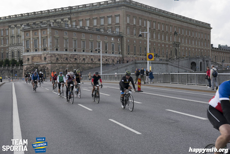 Bild från Velothon Stockholm 2015 - Slottet