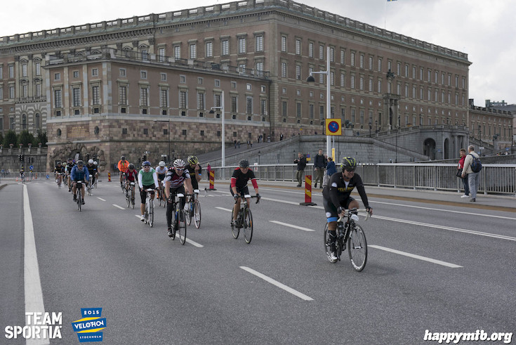 Bild från Velothon Stockholm 2015 - Slottet