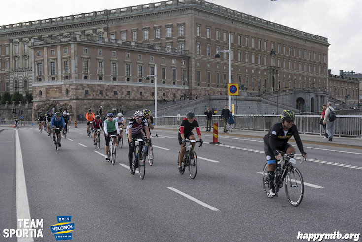 Bild från Velothon Stockholm 2015 - Slottet