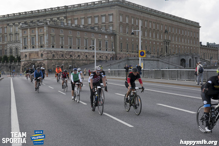 Bild från Velothon Stockholm 2015 - Slottet