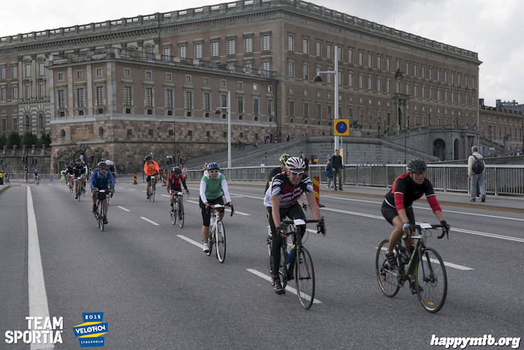 Bild från Velothon Stockholm 2015 - Slottet
