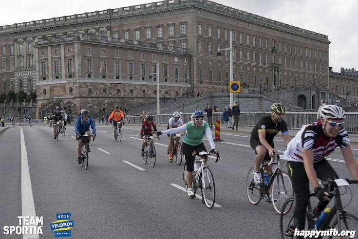 Bild från Velothon Stockholm 2015 - Slottet