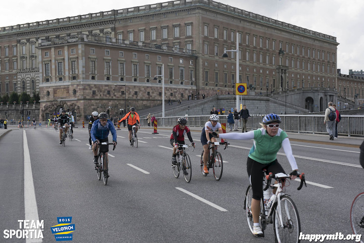 Bild från Velothon Stockholm 2015 - Slottet
